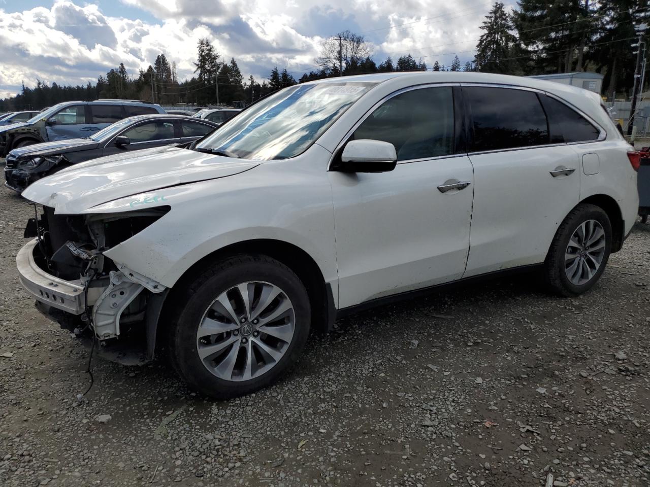 2014 Acura MDX VIN 5FRYD4H41EB027740 - Copart auction photo
