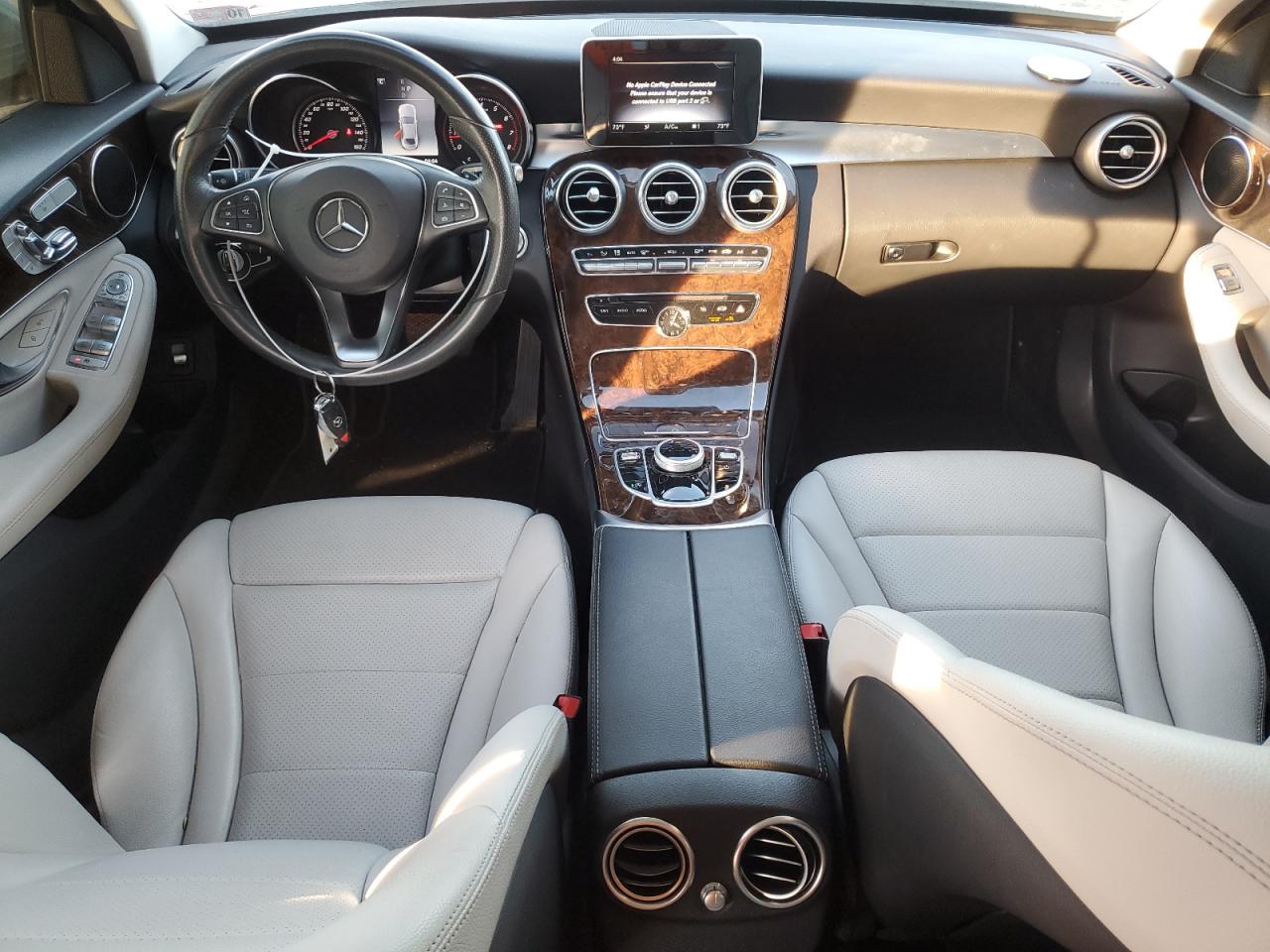 2018 Mercedes-Benz C-klasse VIN 55SWF4KB1JU242957 Copart auction photo, front end / minor dent/scratches damage thumbnail 8