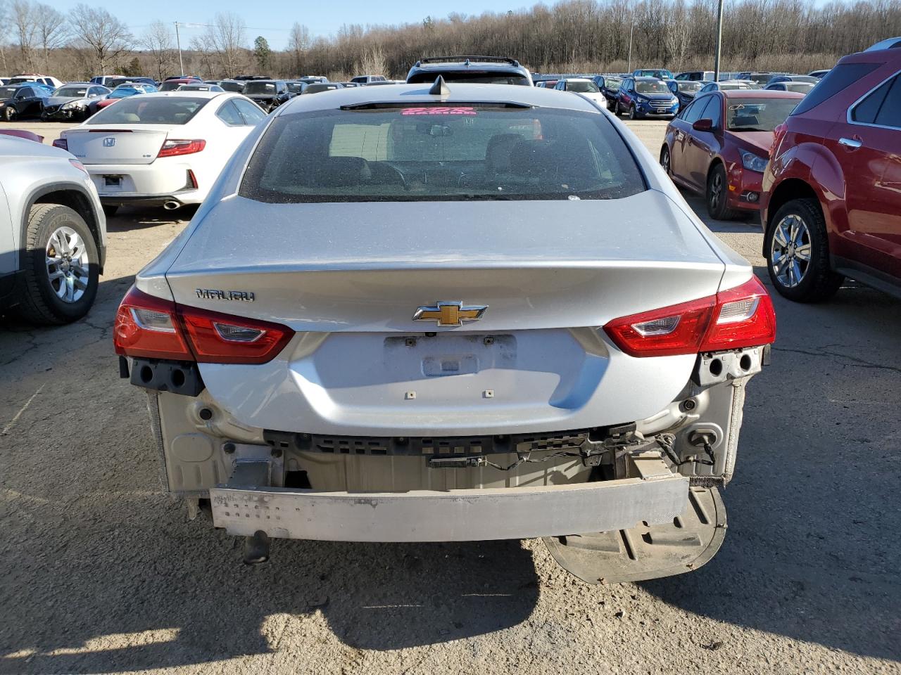 2017 Chevrolet Malibu VIN 1G1ZB5ST6HF279154 Copart auction photo, side / rear end damage thumbnail 6
