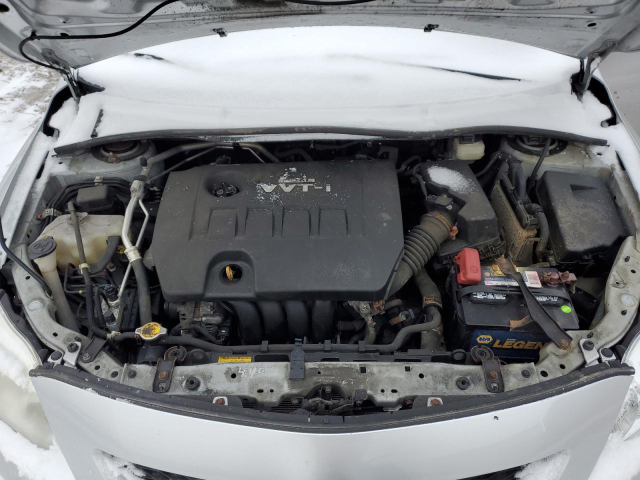 2010 Toyota Corolla VIN 2T1BU4EE2AC533354 Copart auction photo, side / front end damage thumbnail 11
