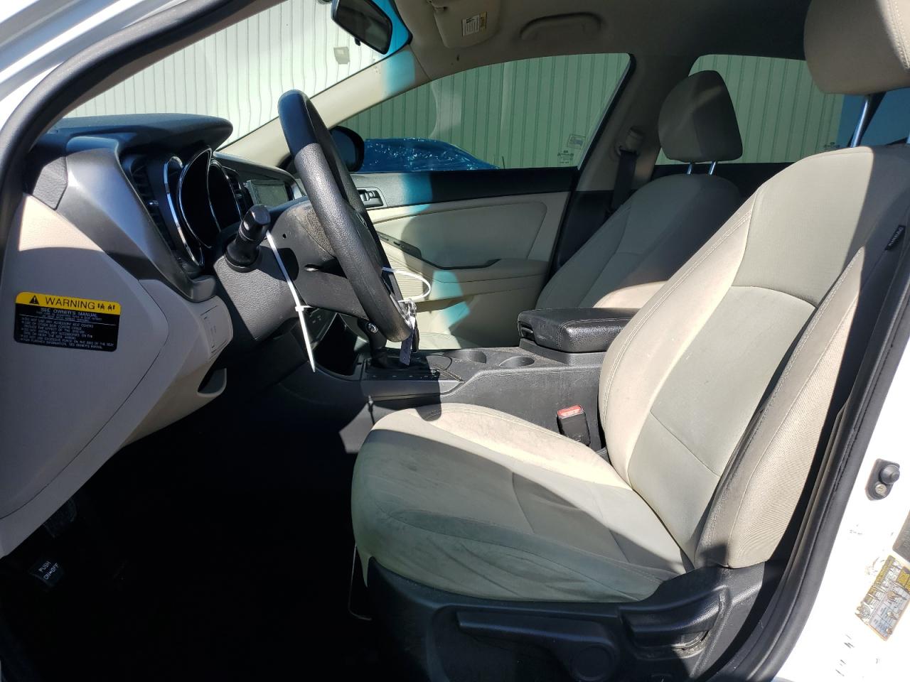 2013 KIA Optima VIN KNAGM4A72D5359748 Copart auction photo, side damage thumbnail 7