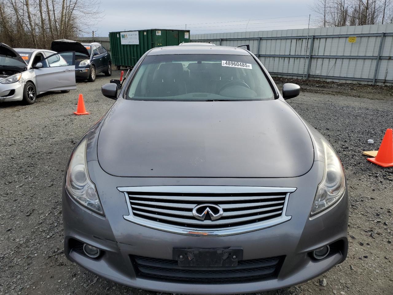 2013 Infiniti G VIN JN1CV6ARXDM354561 Copart auction photo, minor dent/scratches damage thumbnail 5