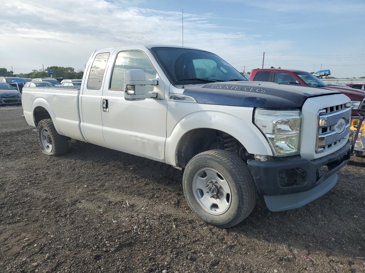 2012 Ford F250 VIN 1FT7X2B65CEA98750 Copart auction photo, all over damage thumbnail 4