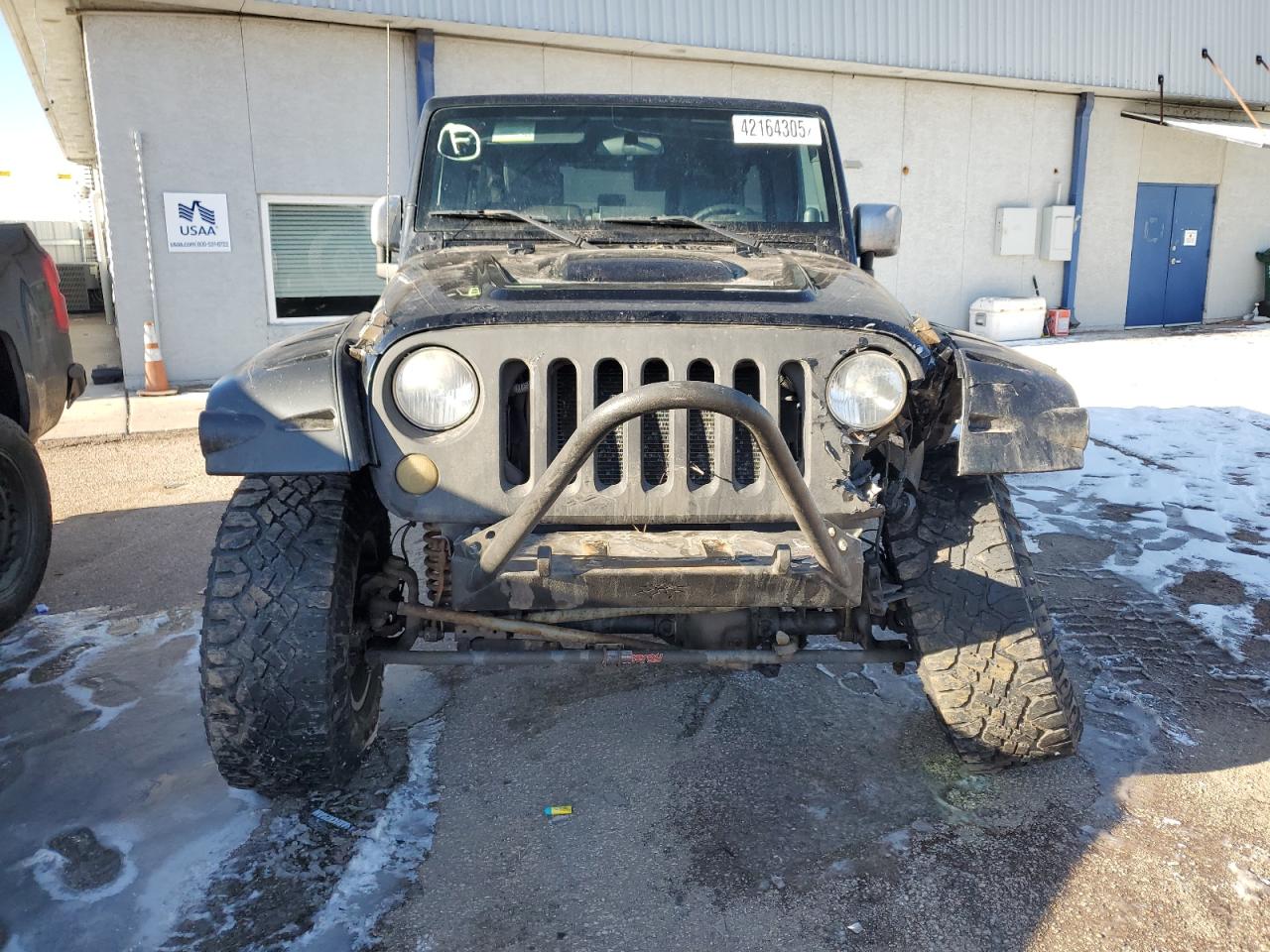 2007 Jeep Wrangler VIN 1J4GA39127L163003 Copart auction photo, front end damage thumbnail 5