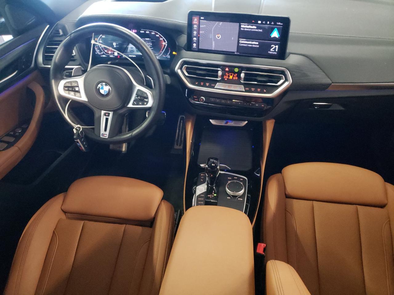 2023 BMW X4 VIN 5UX43DT09P9R44007 Copart auction photo, front end / side damage thumbnail 8