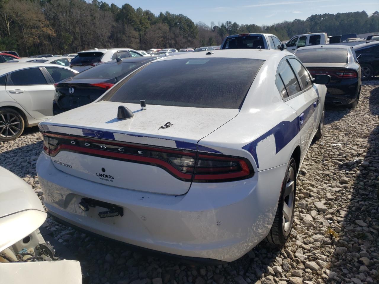 2018 Dodge Charger VIN 2C3CDXAG6JH230309 Copart auction photo, front end damage thumbnail 3