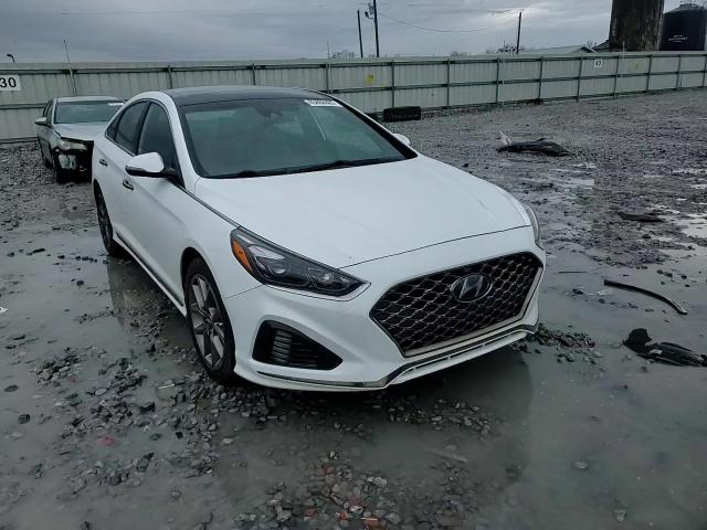 2018 Hyundai Sonata VIN 5NPE34AB4JH712133 Copart auction photo, front end / side damage thumbnail 11