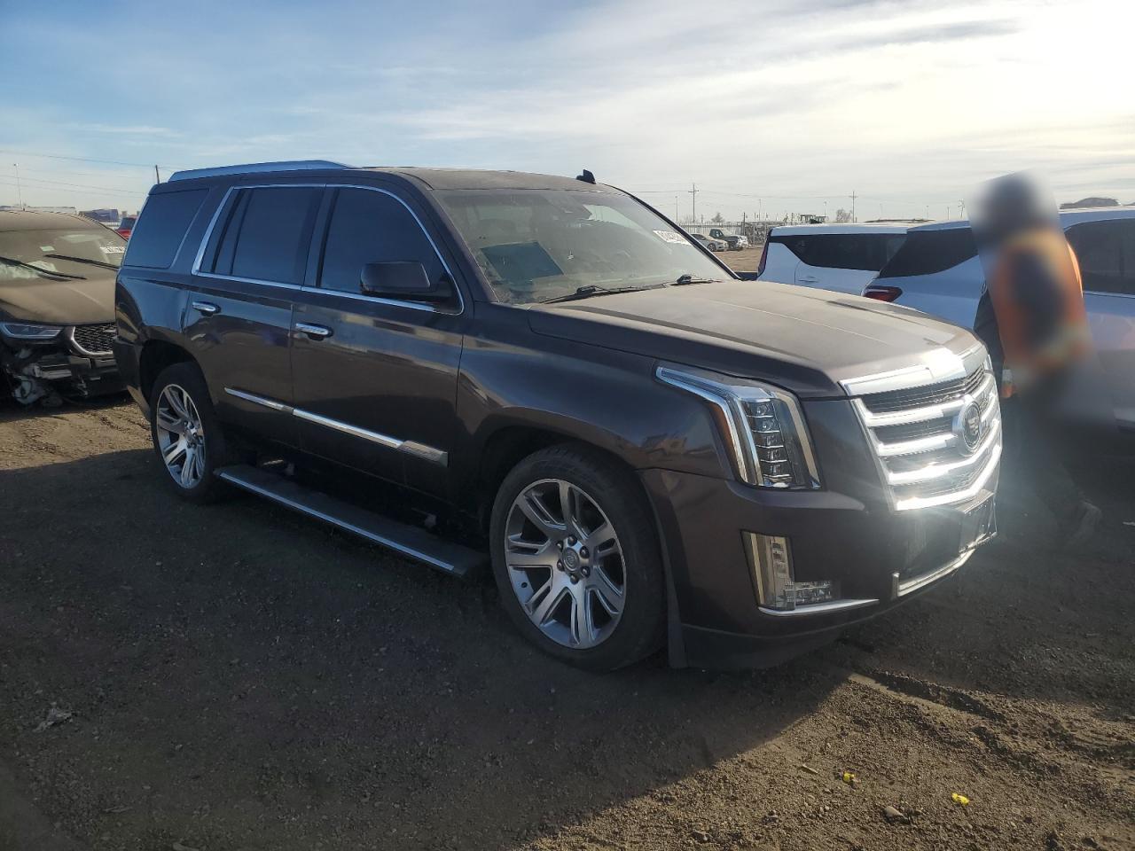 2015 Cadillac Escalade VIN 1GYS4CKJ4FR209793 Copart auction photo, rear end damage thumbnail 4