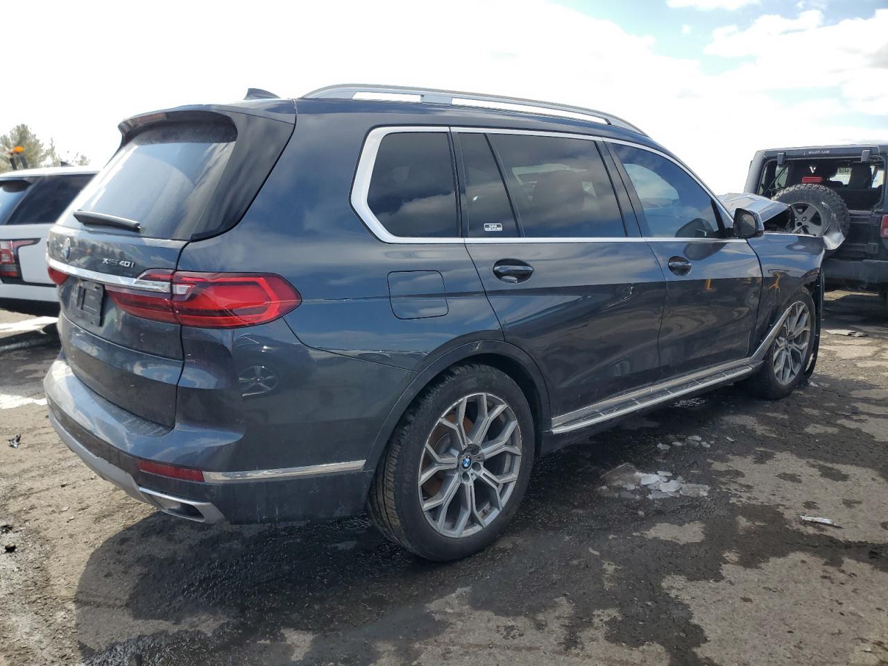 2019 BMW X7 VIN 5UXCW2C54KL081213 Copart auction photo, front end damage thumbnail 3