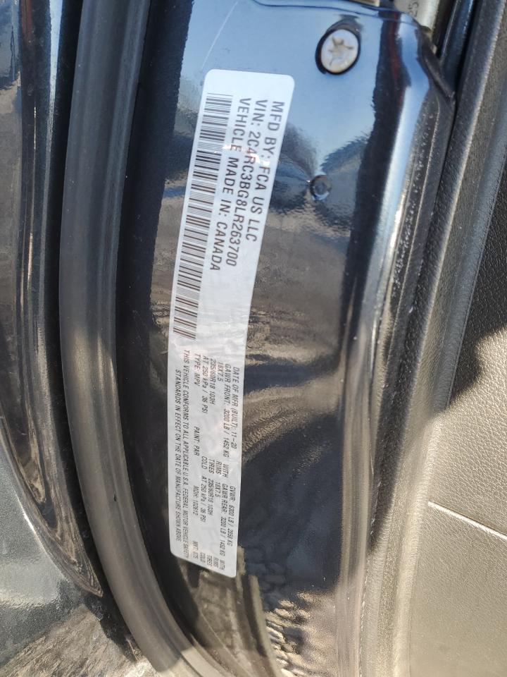 2020 Chrysler Pacifica VIN 2C4RC3BG8LR263700 Copart auction photo, front end damage thumbnail 16
