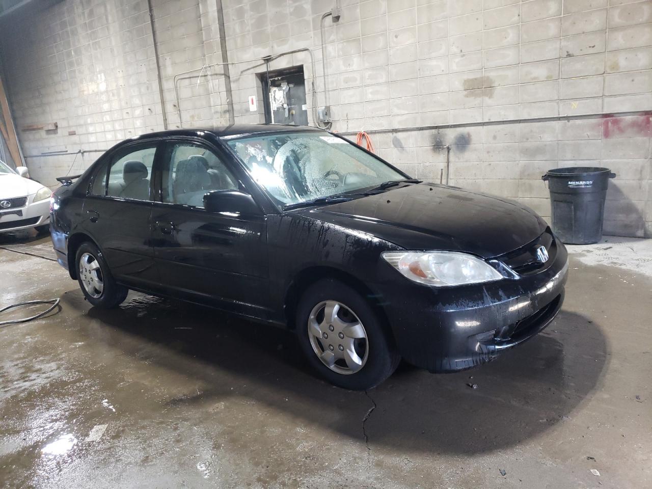 2005 Honda Civic VIN 1HGES16315L003374 Copart auction photo, minor dent/scratches damage thumbnail 4
