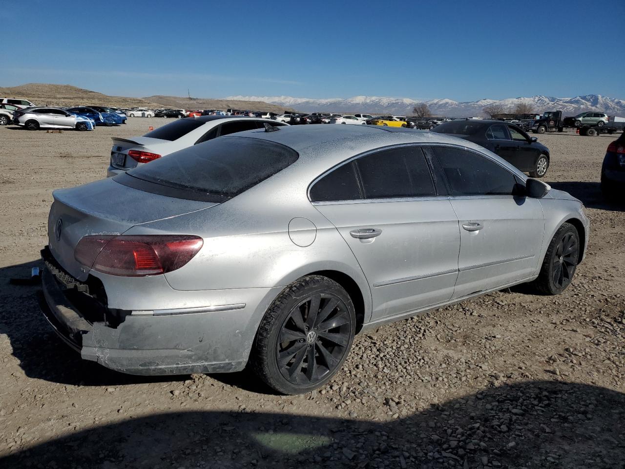 2013 Volkswagen Passat CC VIN WVWHU7AN1DE500302 Copart auction photo, rear end damage thumbnail 3