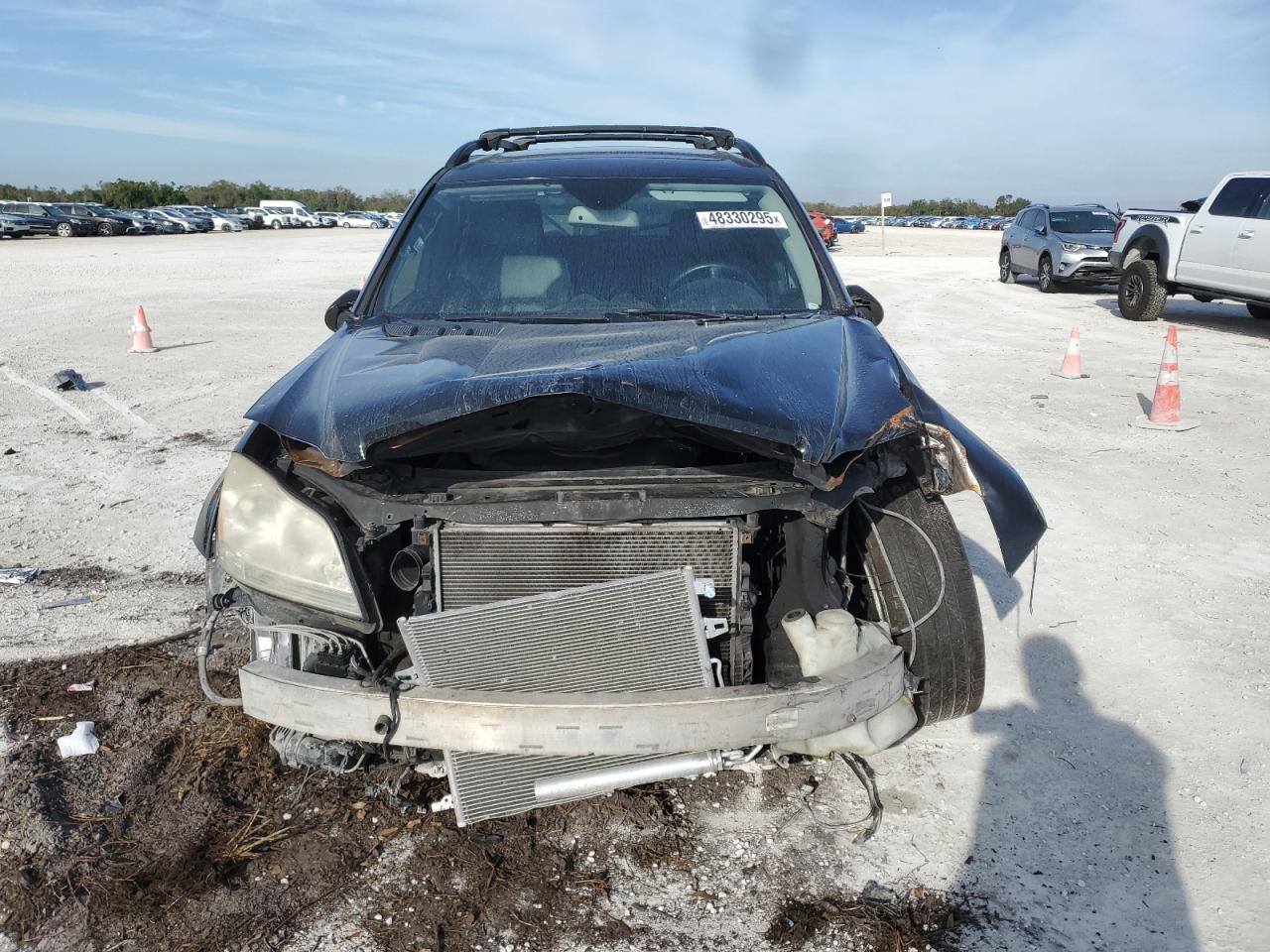 2008 Mercedes-Benz GL-klasse VIN 4JGBF71E18A366299 Copart auction photo, front end / rear end damage thumbnail 5