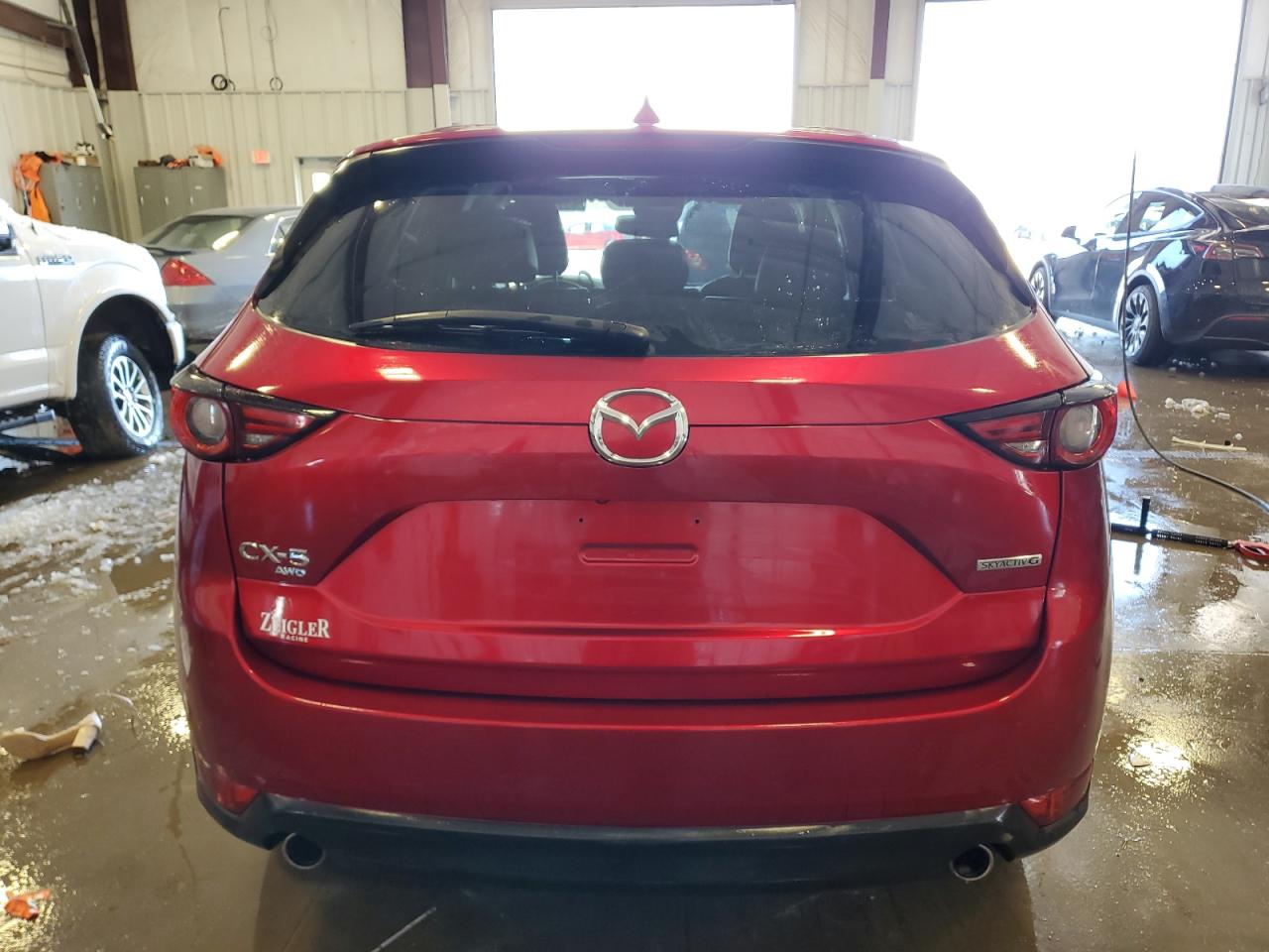 2021 Mazda CX-5 VIN JM3KFBDM2M1398206 Copart auction photo, front end damage thumbnail 6