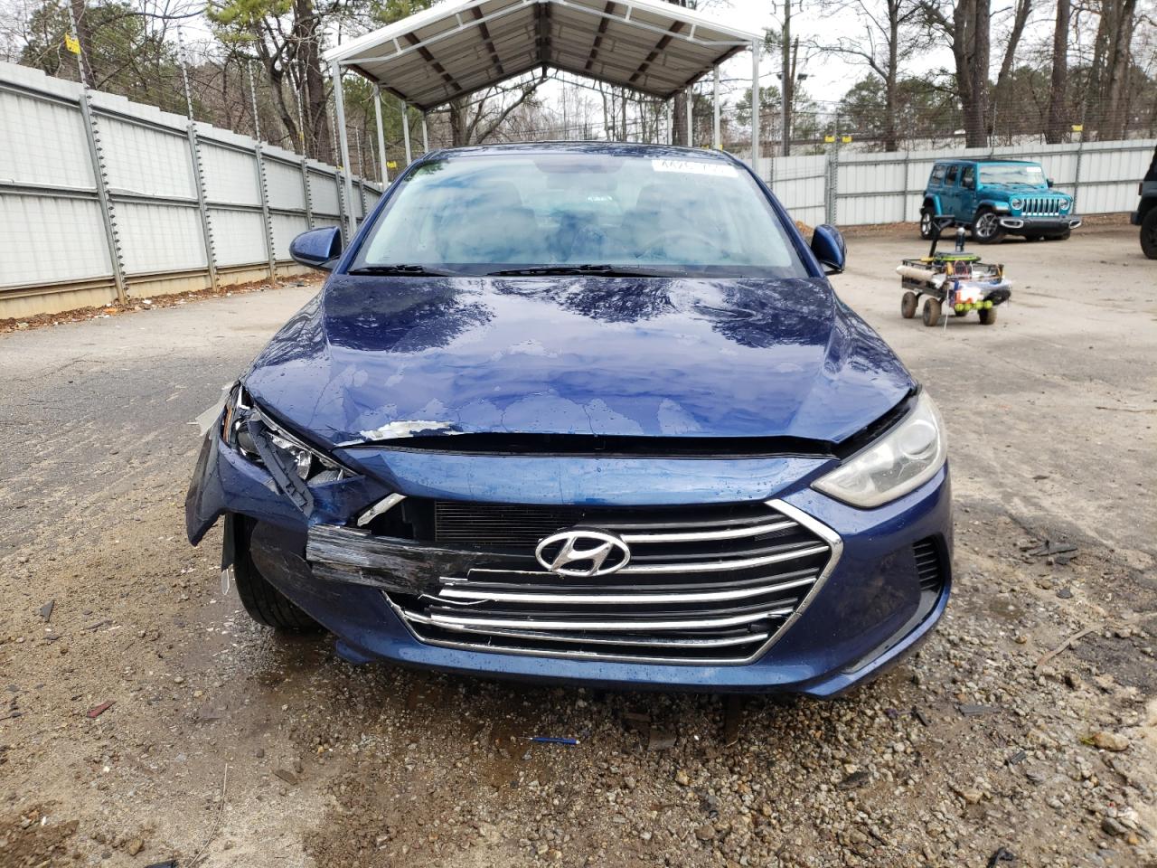 2017 Hyundai Elantra VIN 5NPD74LF3HH095771 Copart auction photo, front end damage thumbnail 5