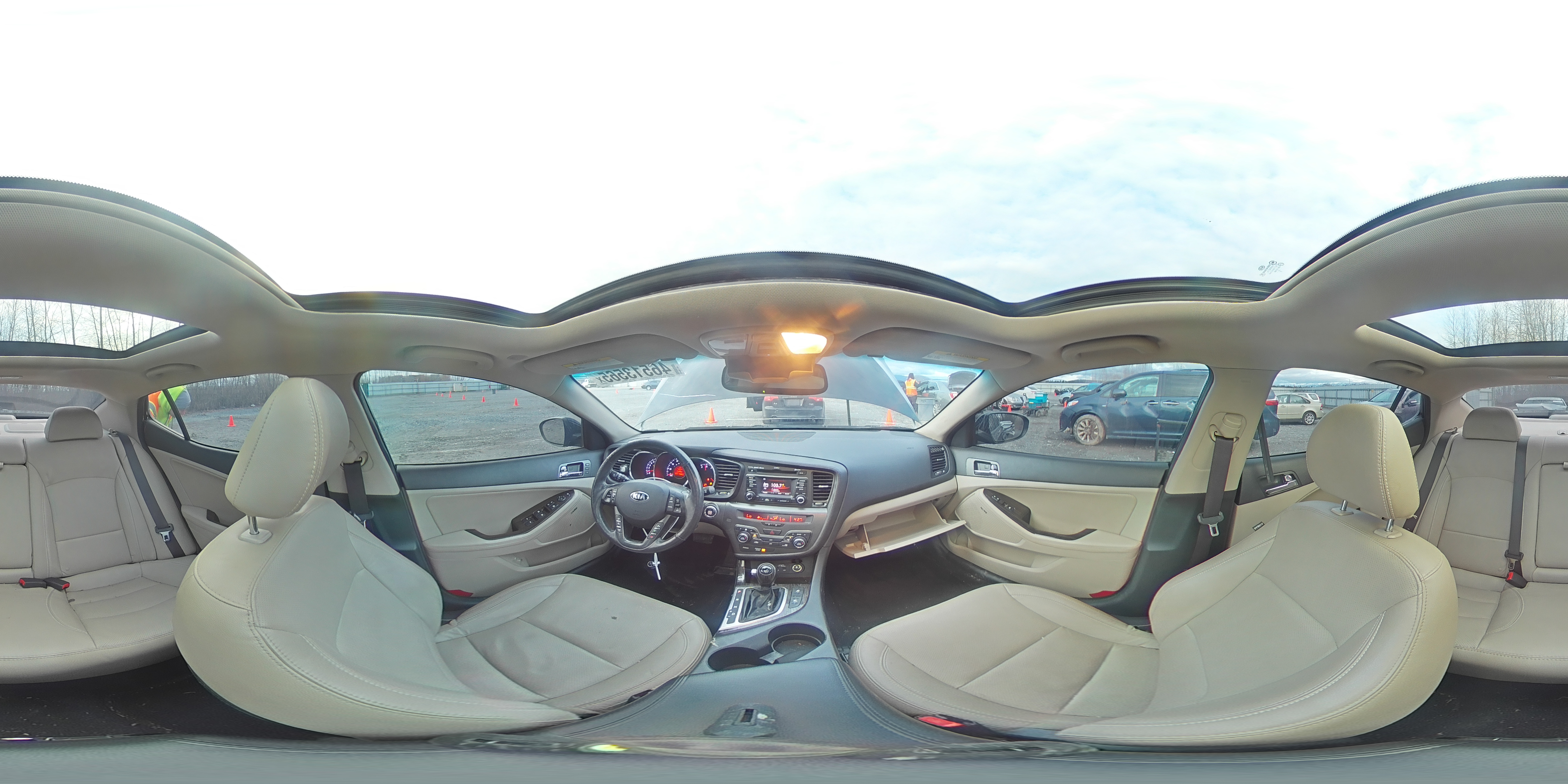 2013 KIA Optima VIN 5XXGN4A73DG174930 Copart auction photo, rear end / side damage thumbnail 12