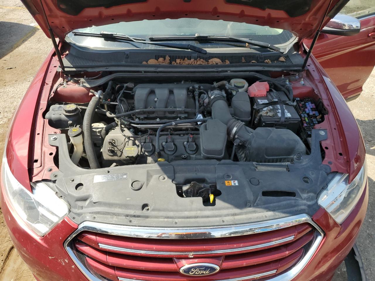 2014 Ford Taurus VIN 1FAHP2F8XEG106001 Copart auction photo, rear end / front end damage thumbnail 11