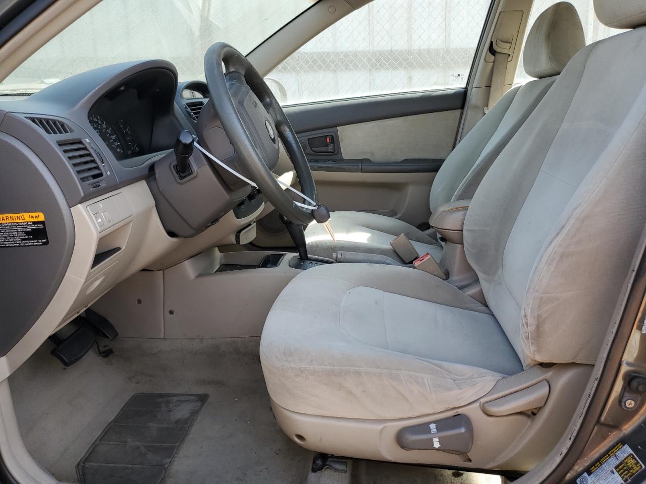 2005 KIA Spectra VIN KNAFE122X55205090 Copart auction photo, minor dent/scratches damage thumbnail 7