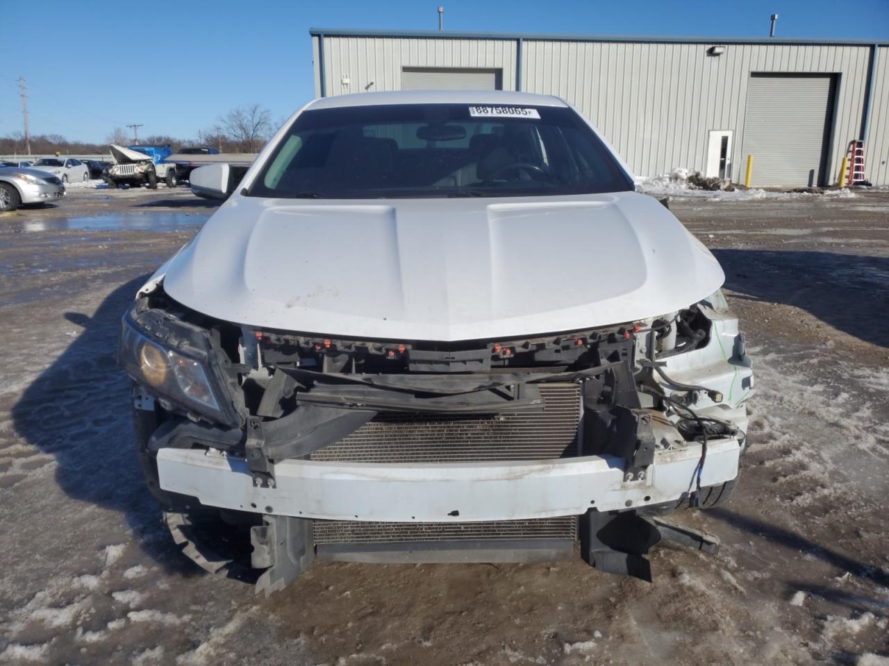 2017 Chevrolet Impala VIN 1G1105SA0HU119140 Copart auction photo, front end / side damage thumbnail 5