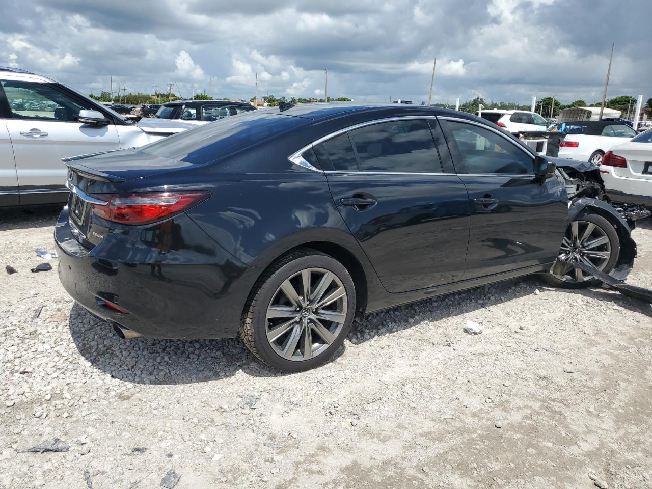 2019 Mazda 6 VIN JM1GL1XY7K1507269 Copart auction photo, front end / minor dent/scratches damage thumbnail 3