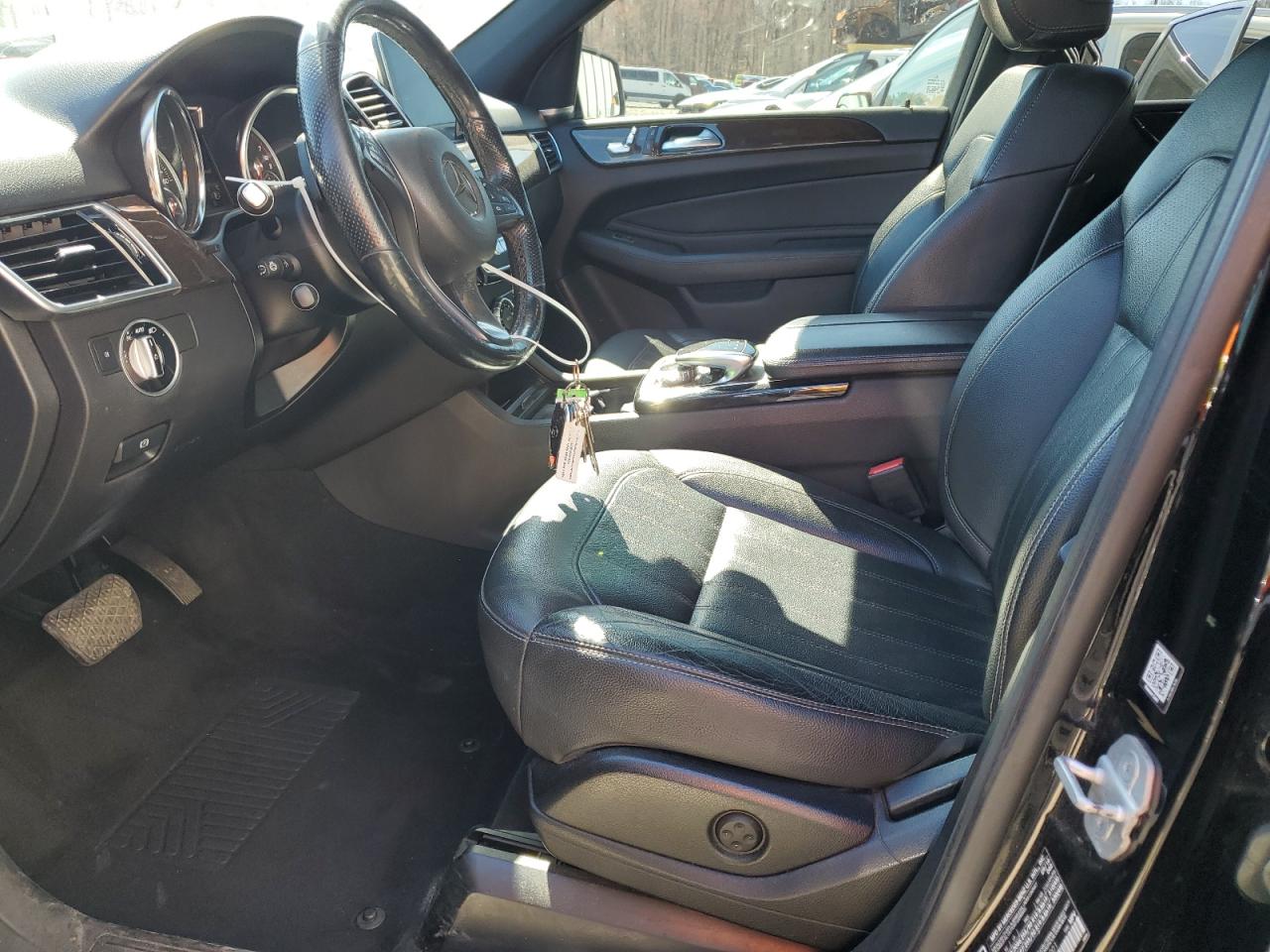 2017 Mercedes-Benz GLE VIN 4JGDA5HBXHA851001 Copart auction photo, front end damage thumbnail 7