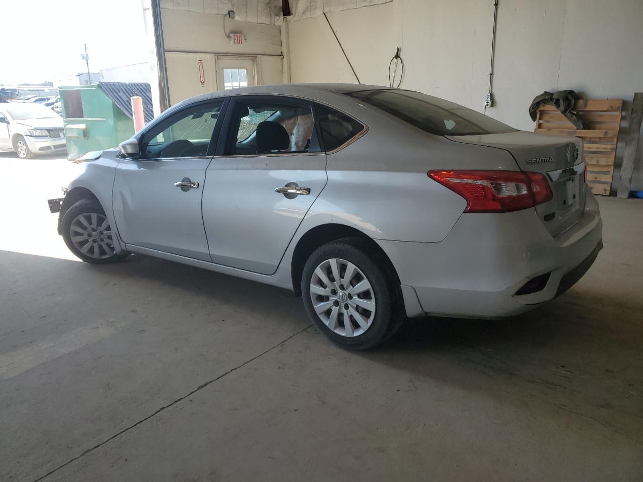 2016 Nissan Sentra VIN 3N1AB7AP6GY287737 Copart auction photo, front end / side damage thumbnail 2