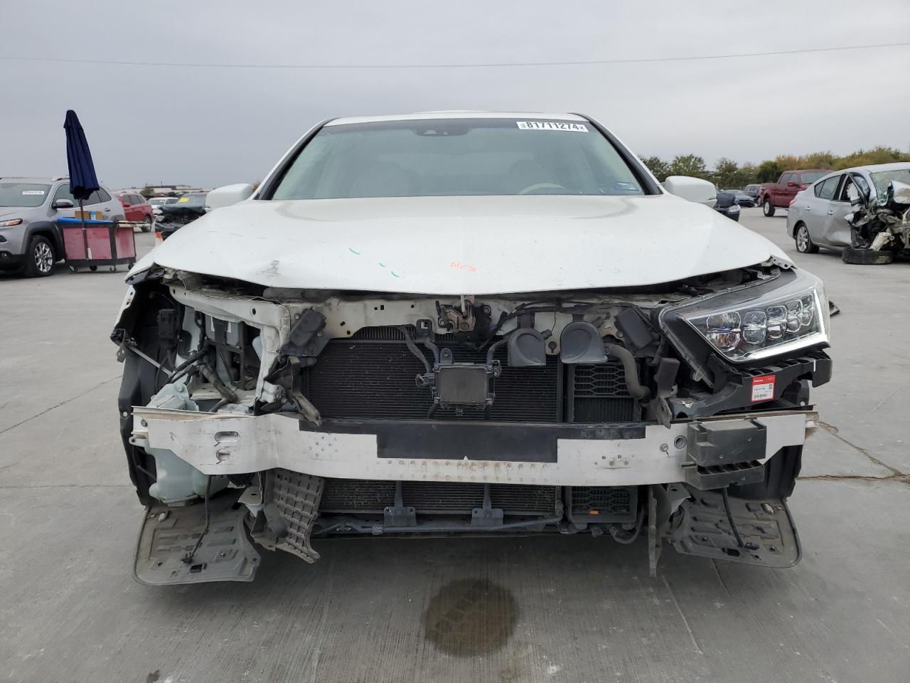 2018 Acura RLX VIN JH4KC2F90JC000659 Copart auction photo, front end damage thumbnail 5
