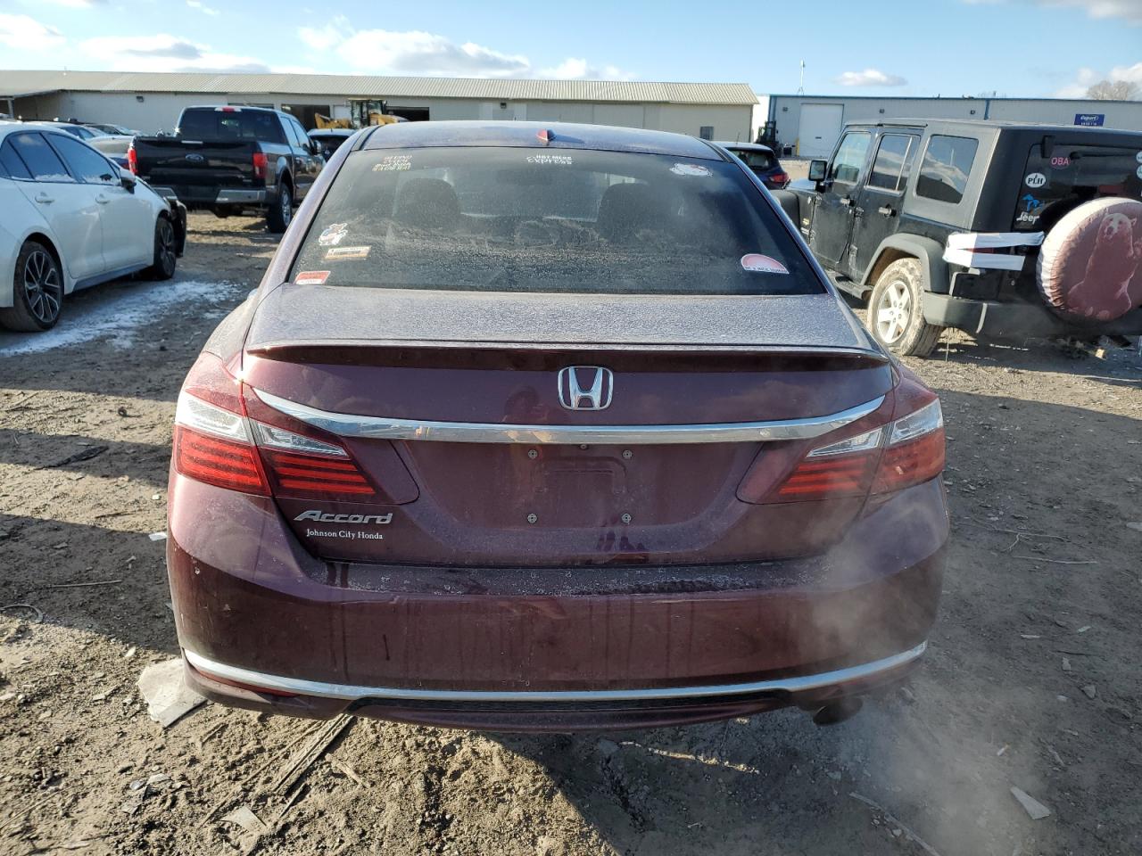 2016 Honda Accord VIN 1HGCR2F98GA242321 Copart auction photo, front end / undercarriage damage thumbnail 6
