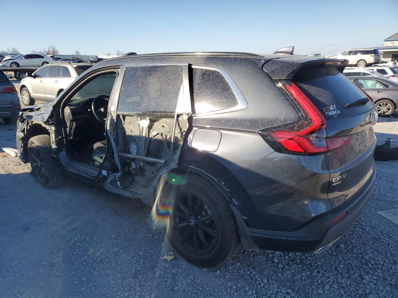2023 Honda CR-V VIN 7FARS5H54PE002090 Copart auction photo, front end / side damage thumbnail 2
