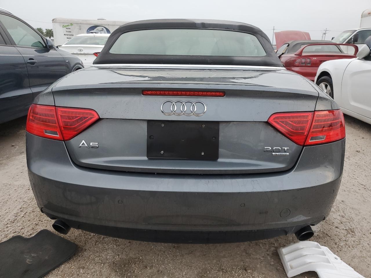 2014 Audi A5 VIN WAULFAFH4EN006745 Copart auction photo, water/flood damage thumbnail 6