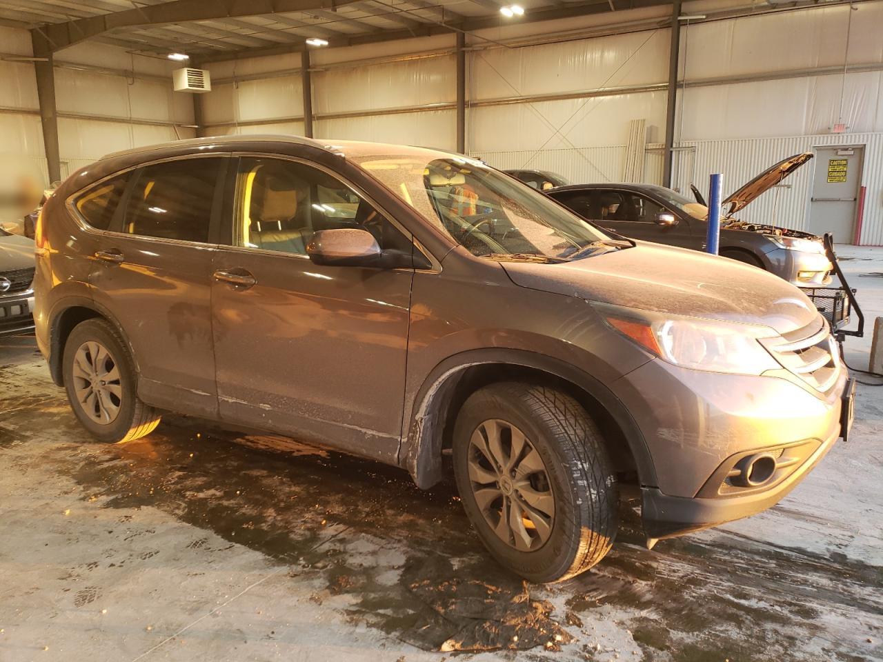 2014 Honda CR-V VIN 2HKRM4H78EH686142 Copart auction photo, all over damage thumbnail 4