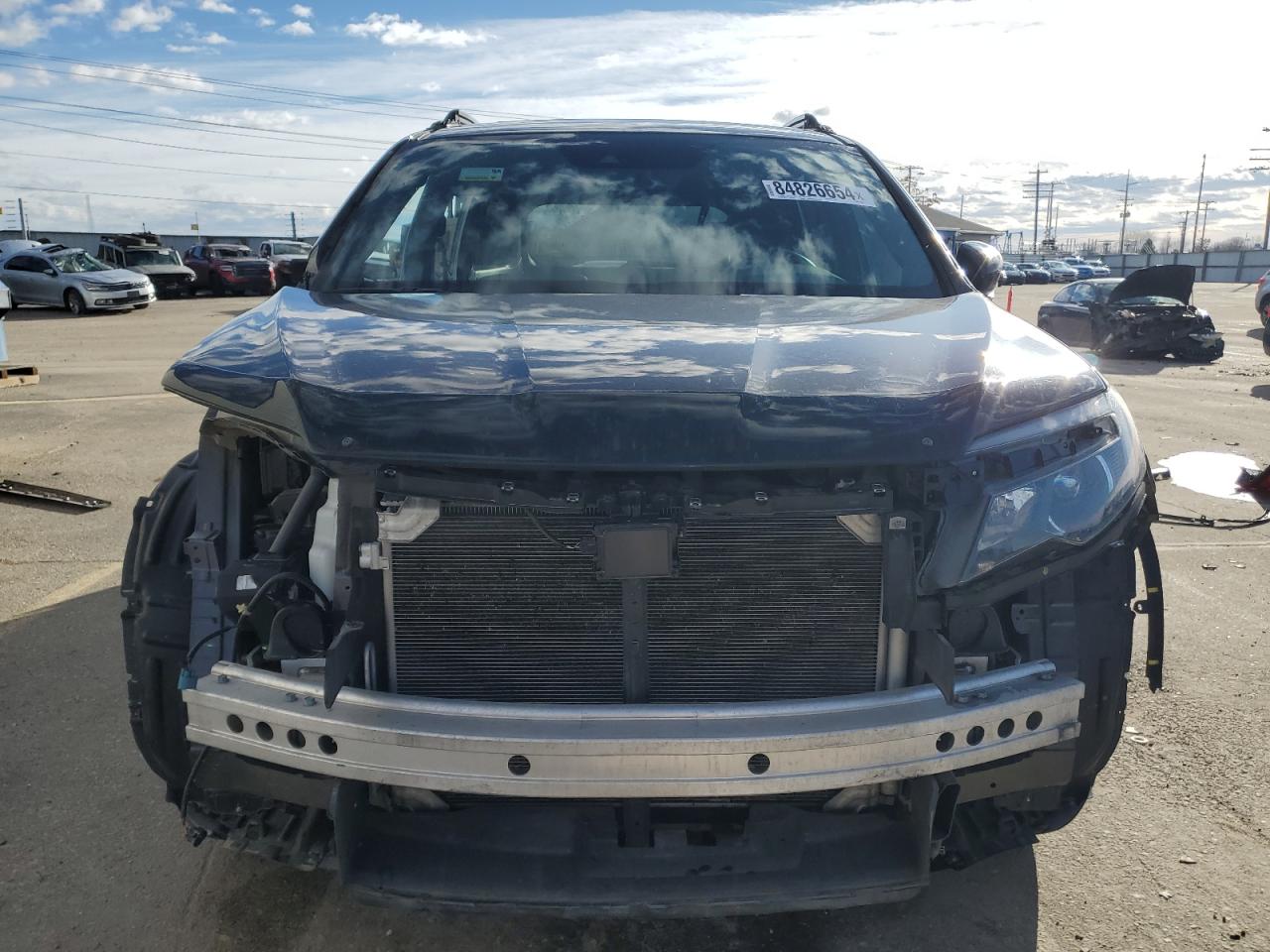 2021 Honda Passport VIN 5FNYF8H59MB013854 Copart auction photo, all over damage thumbnail 5