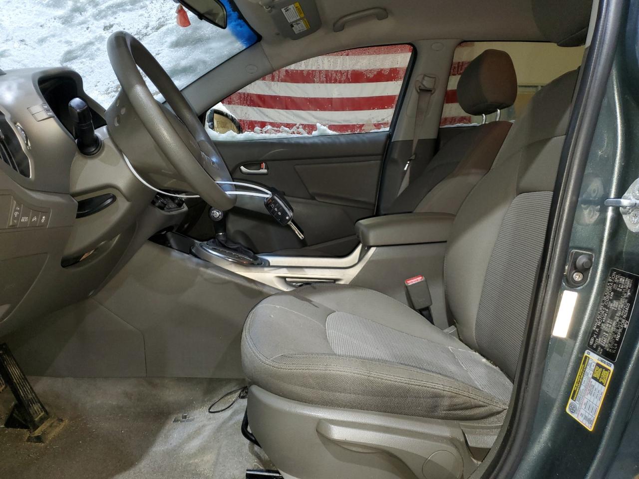 2014 KIA Sportage VIN KNDPBCAC6E7628405 Copart auction photo, rear end / front end damage thumbnail 7