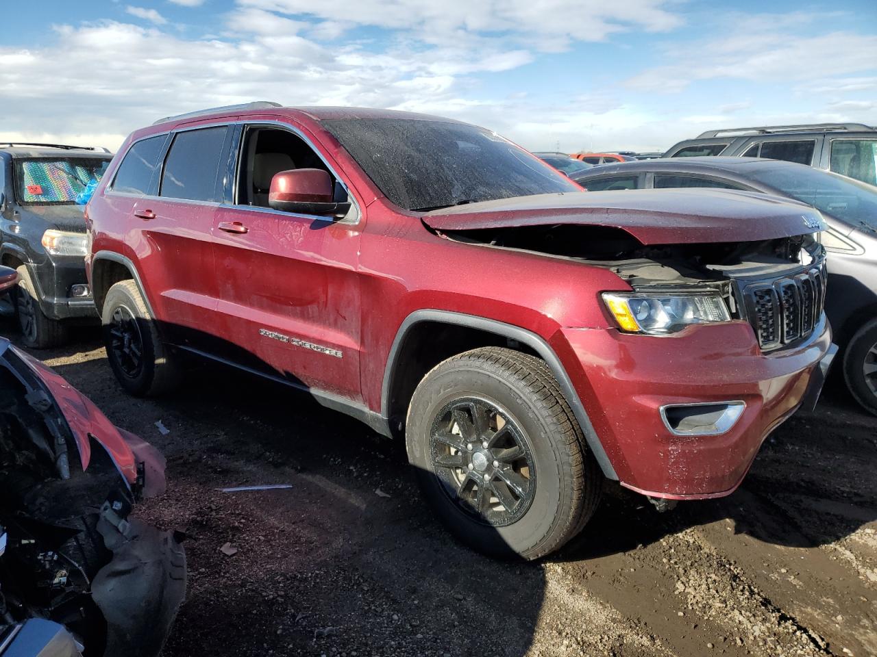 2020 Jeep Grand Cherokee VIN 1C4RJFAG3LC230766 Copart auction photo, front end damage thumbnail 4