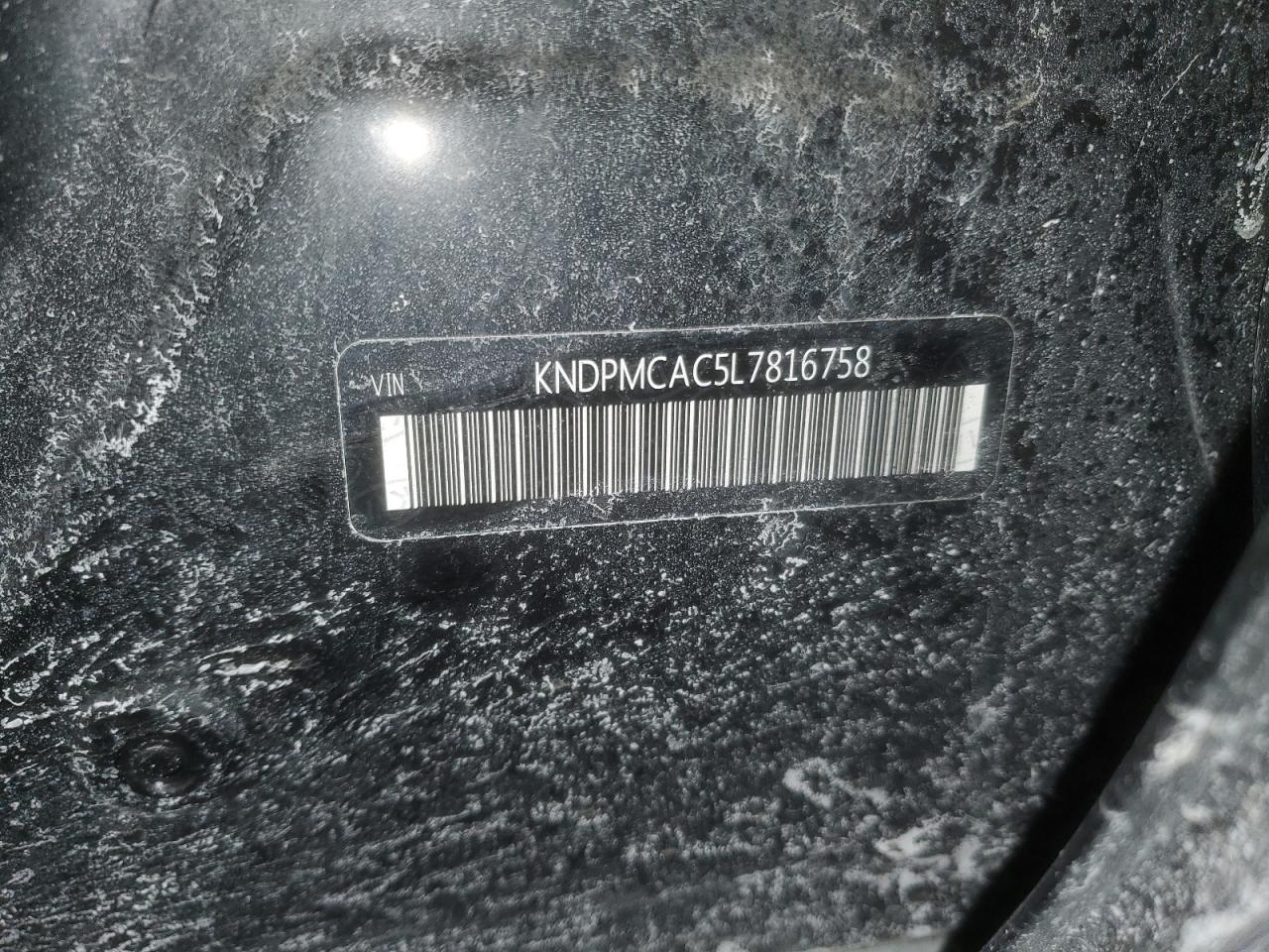 2020 KIA Sportage VIN KNDPMCAC5L7816758 Copart auction photo, side damage thumbnail 15