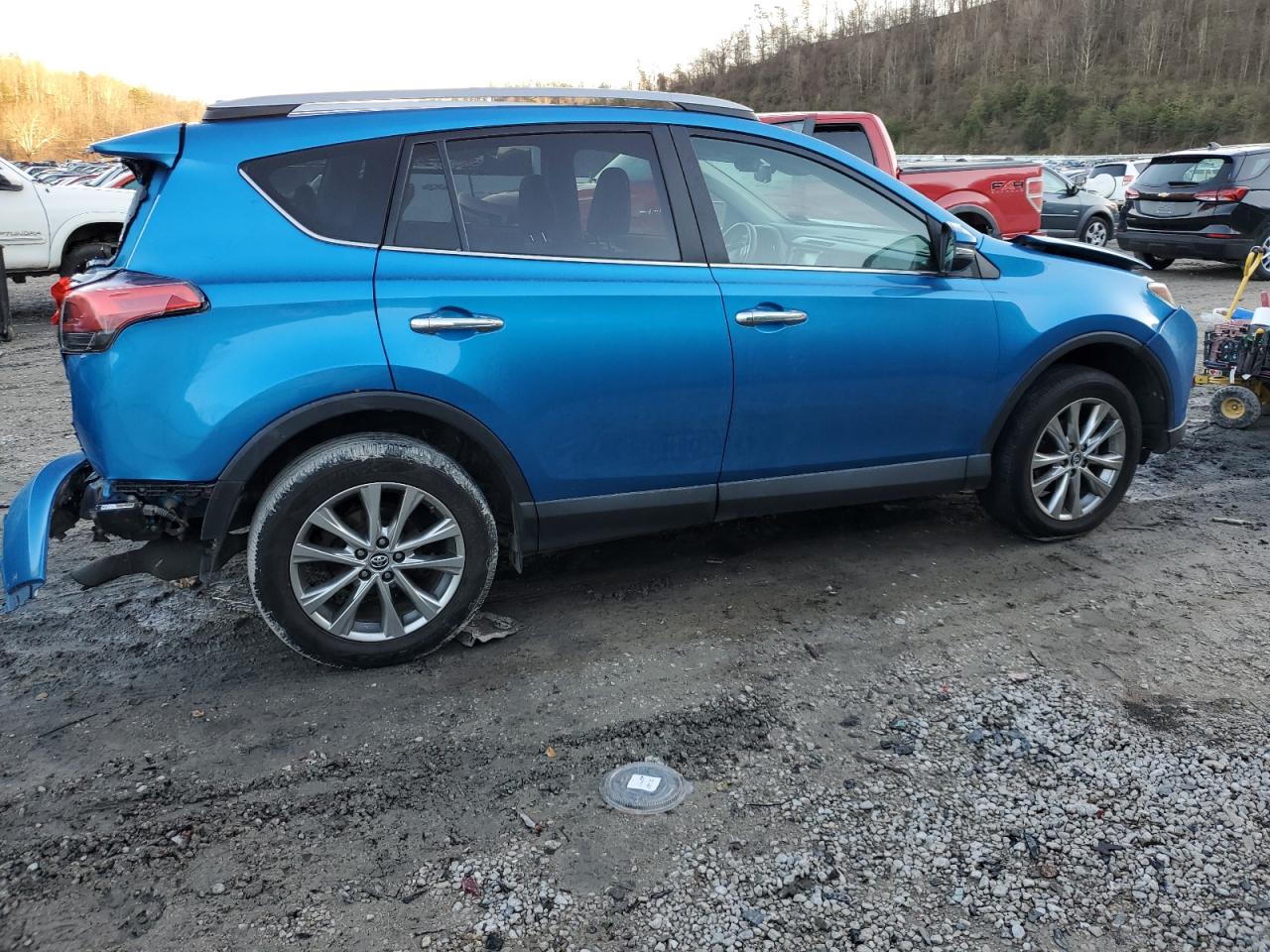 2018 Toyota RAV 4 VIN 2T3DFREV6JW739623 Copart auction photo, all over damage thumbnail 3