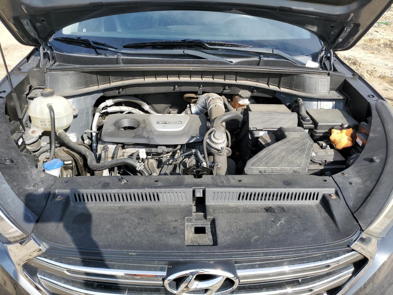 2016 Hyundai Tucson VIN KM8J33A23GU203850 Copart auction photo, front end / all over damage thumbnail 14