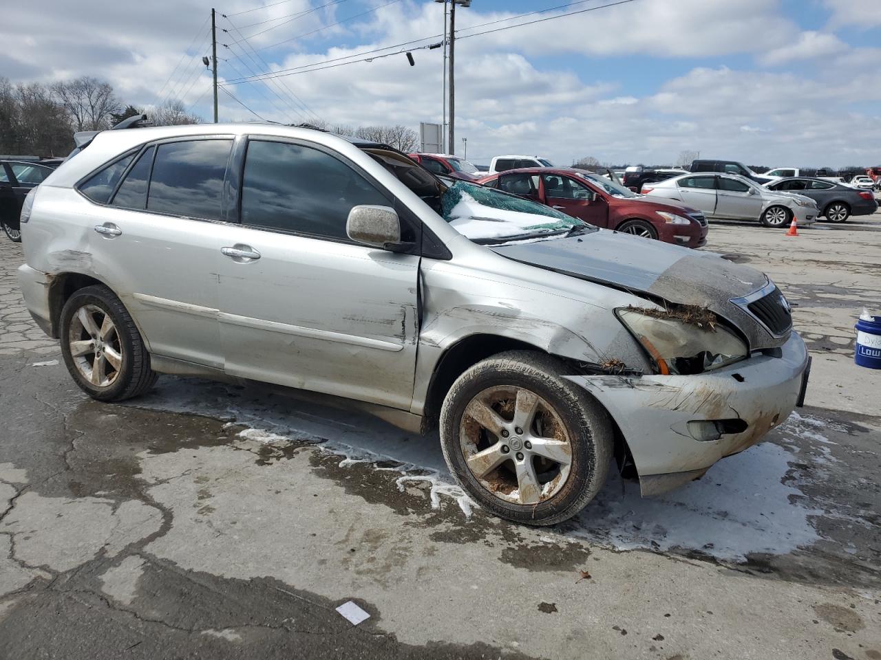 2008 Lexus RX VIN 2T2GK31UX8C029496 Copart auction photo, all over damage thumbnail 4