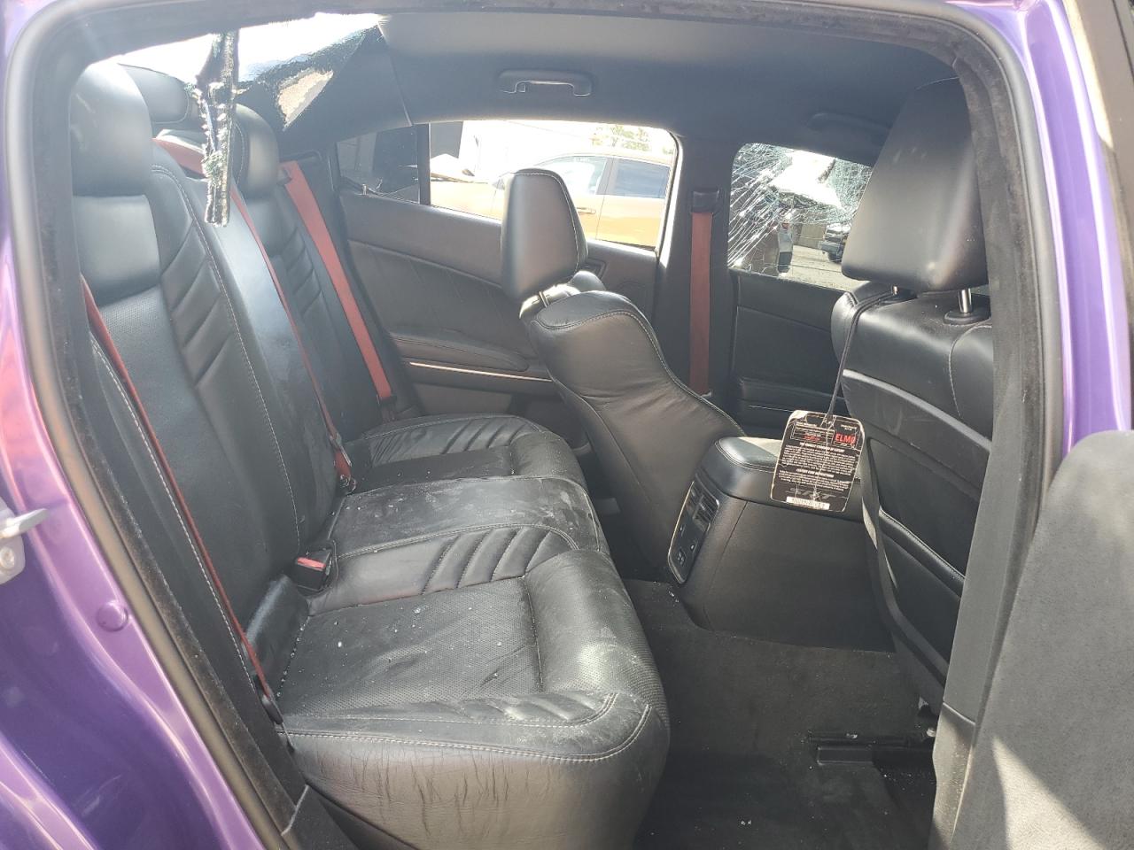 2016 Dodge Charger VIN 2C3CDXL98GH203345 Copart auction photo, vandalism / all over damage thumbnail 10