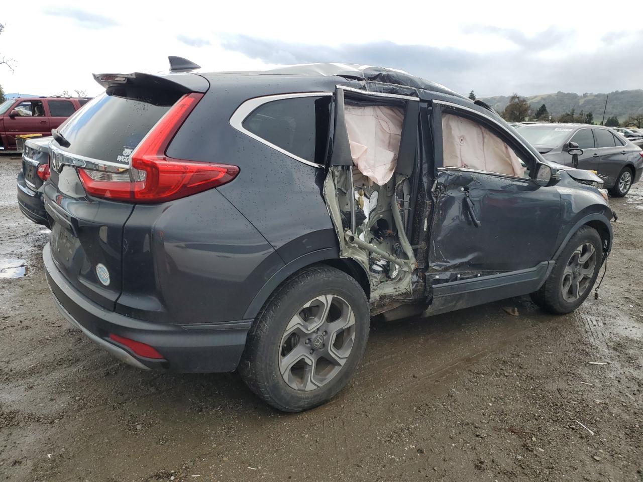 2017 Honda CR-V VIN 5J6RW1H89HL009290 Copart auction photo, all over damage thumbnail 3