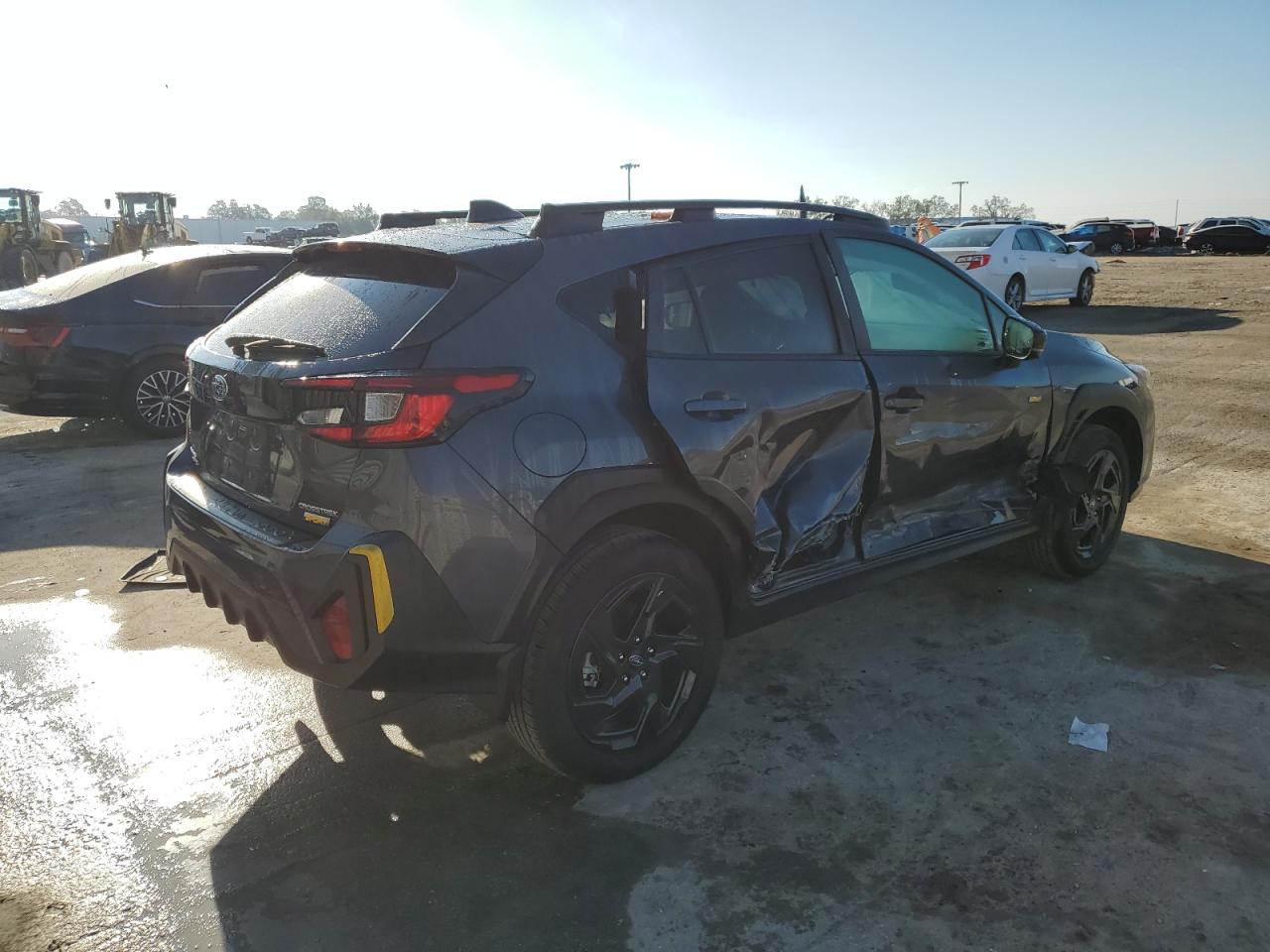 2024 Subaru XV VIN 4S4GUHF65R3739689 Copart auction photo, side damage thumbnail 3