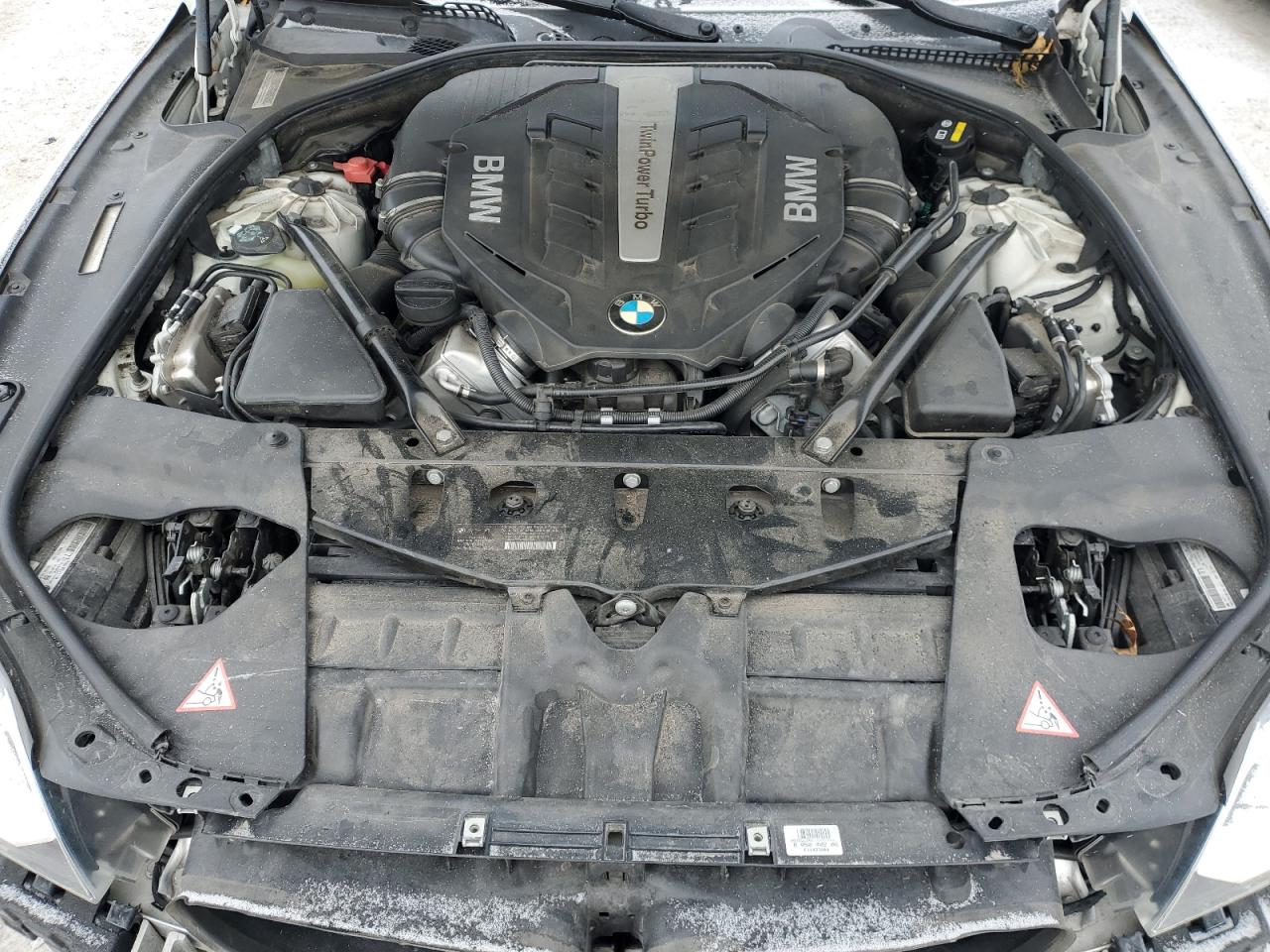 2015 BMW 6er VIN WBAYP9C5XFD169791 Copart auction photo, front end damage thumbnail 11