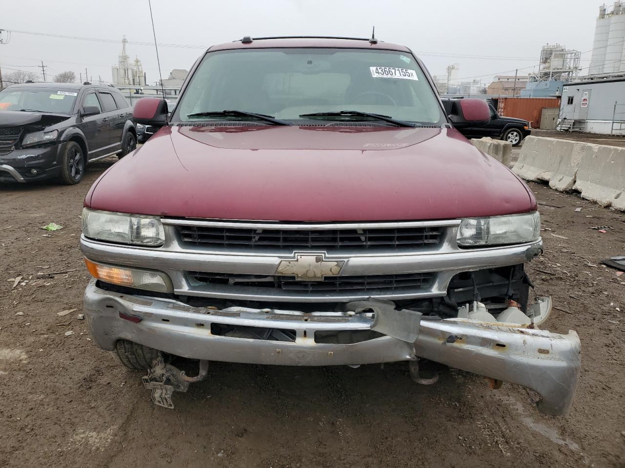 2004 Chevrolet Tahoe VIN 1GNEK13Z64J182617 Copart auction photo, front end / side damage thumbnail 5