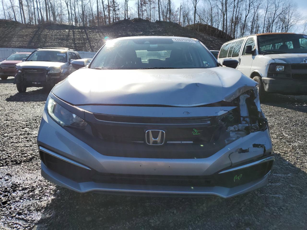 2019 Honda Civic VIN 2HGFC2F67KH561871 Copart auction photo, front end / minor dent/scratches damage thumbnail 5