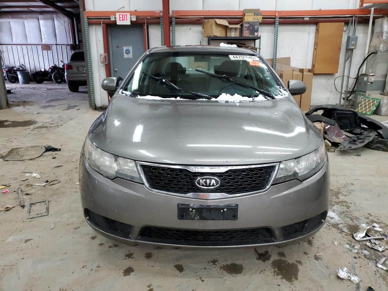 2011 KIA Forte VIN KNAFU4A25B5453765 Copart auction photo, side / undercarriage damage thumbnail 5