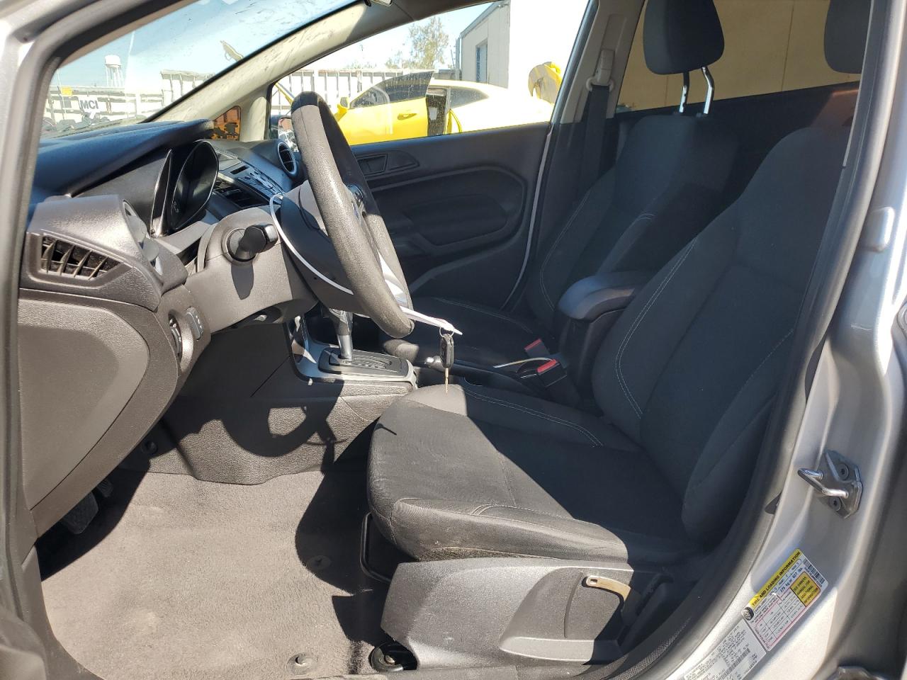 2017 Ford Fiesta VIN 3FADP4BJ8HM150303 Copart auction photo, side damage thumbnail 7