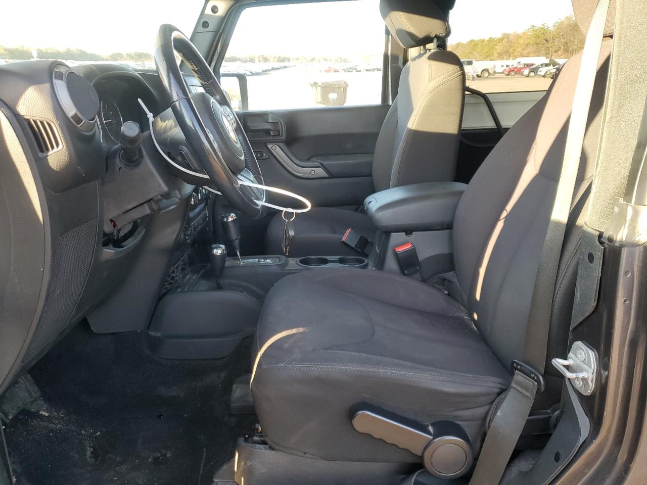 2014 Jeep Wrangler VIN 1C4GJWAG9EL289539 Copart auction photo, front end / minor dent/scratches damage thumbnail 7