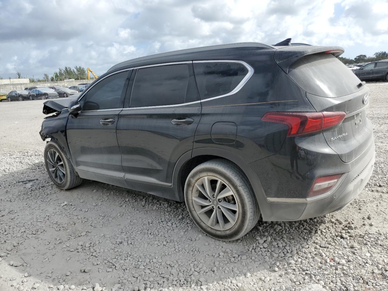 2019 Hyundai Santa Fe VIN 5NMS53AD8KH042707 Copart auction photo, front end damage thumbnail 2