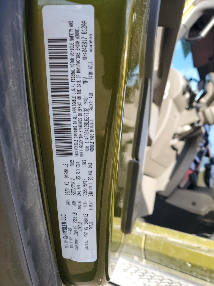 2008 Jeep Wrangler VIN 1J4FA24128L627132 Copart auction photo, front end damage thumbnail 15