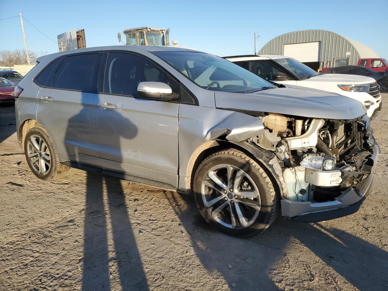 2018 Ford Edge VIN 2FMPK4AP7JBB53949 Copart auction photo, front end damage thumbnail 4